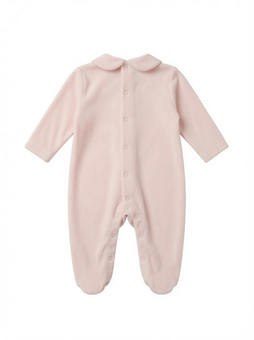 Hot Air Balloon Smocked Footie - Pink